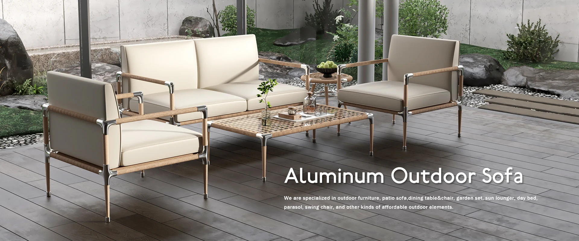 Pabrik Sofa Aluminium Sofa