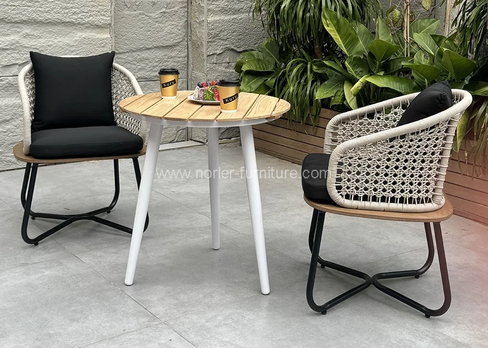 Outdoor Aluminum Frame PE Rattan Garden Set
