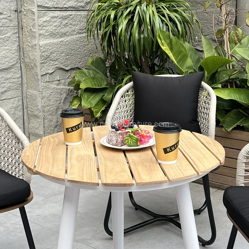 Bingkai Aluminium Pe Rattan Garden Set