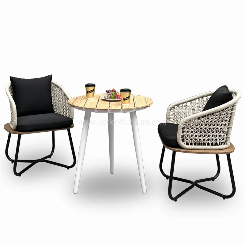 Bingkai Aluminium Pe Rattan Garden Set