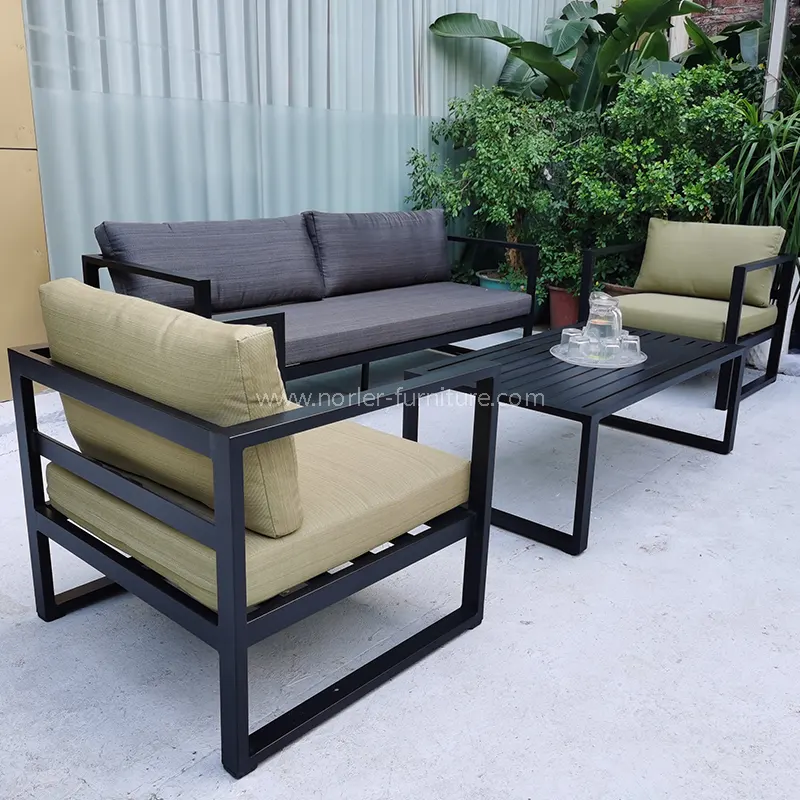 Bingkai Pirang Aluminium Sofa