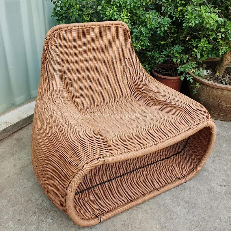 Kursi ruangan Rattan Courtyard Leisure